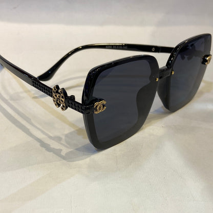 AHC Black Frame Black Shade Sunglass 8268 55 18-140