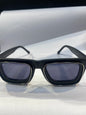 UOL Black Frame Black Shade Unisex Sunglass ZS98204 54 18 143