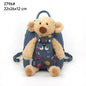 EYE THEME Big Eye Multicolour Work With Small Beige colour Teddy Premium Quality Mini Denim Sling & Backpack 920