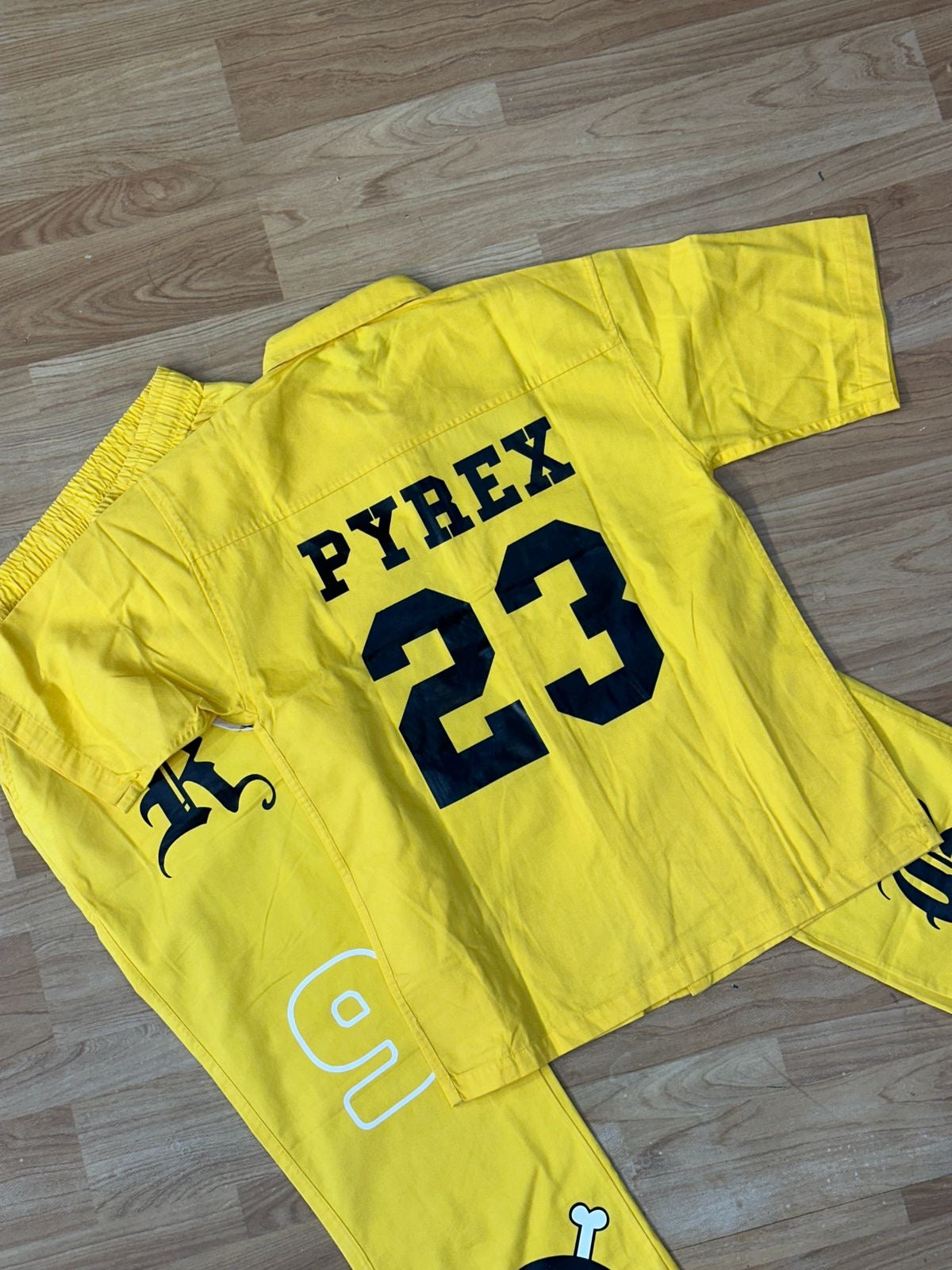 Seren Angus Mellifluous West Nasa Pyrex 9 Yellow Colour Imported premium Quality Coord Set 988121
