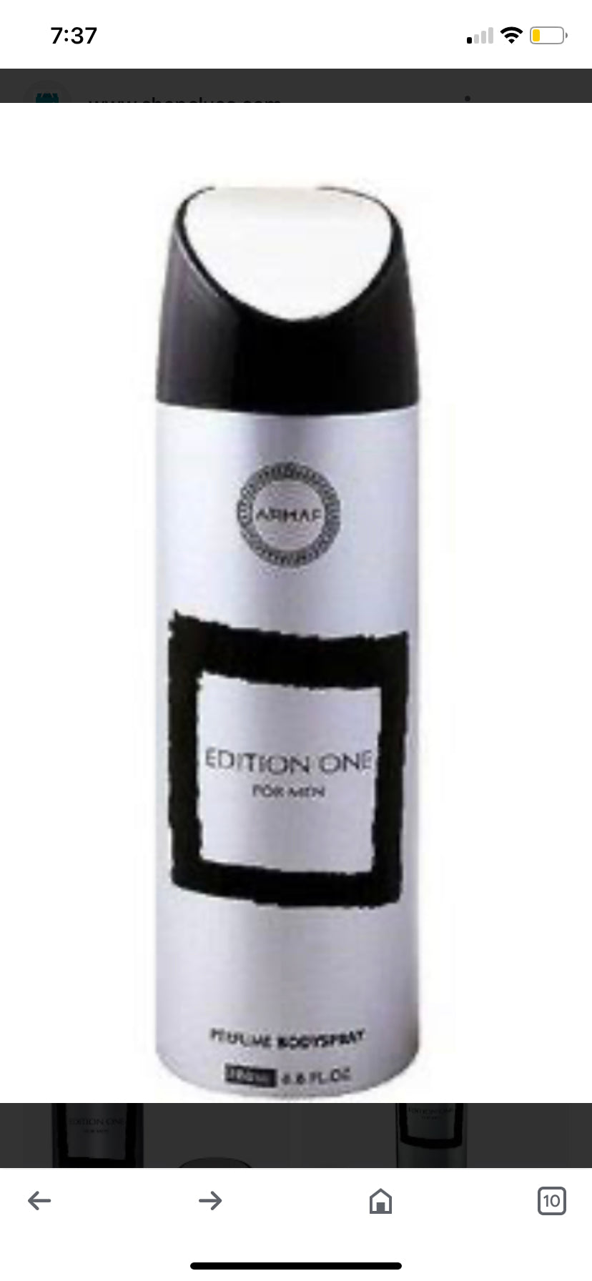 Edition One For Men Armaf Deo 200ml