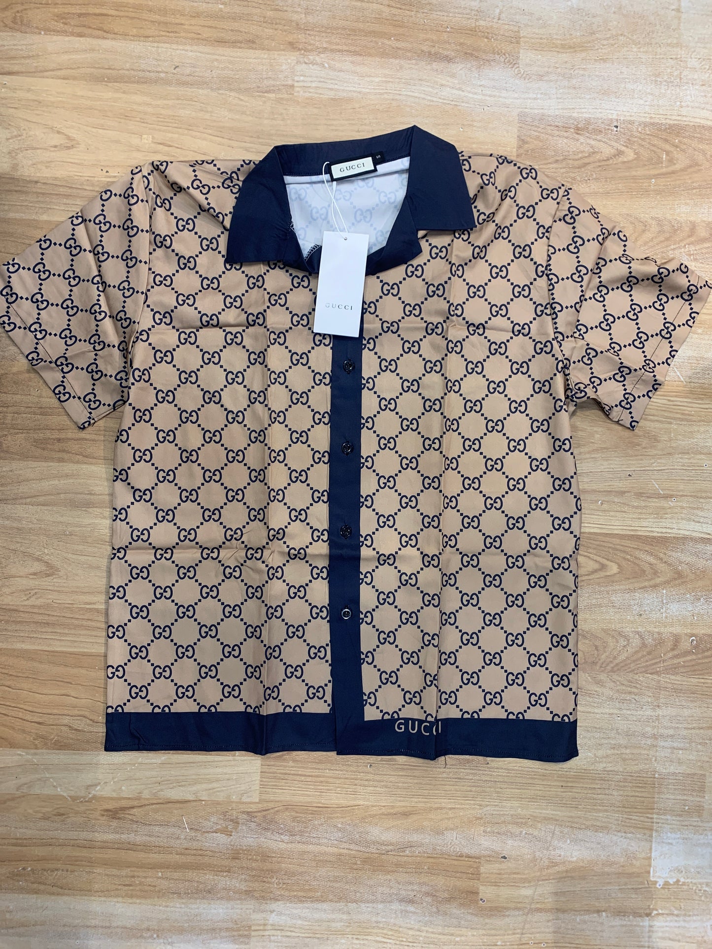 CUG Shirt Brown Half Sleeve H9998