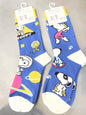 Scenario Blue White Colour Snoopy Print Premium Quality Full Socks 991159