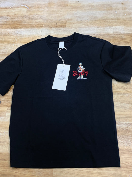 Baycity Black Tshirt Back Print 55268