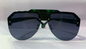 UOL Green Black Frame  Black Shade Green Black Stick Unisex Sunglasses ZS98143 56 17-142