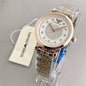 MRA Copper Silver Chain Cream Dial Ladies Watch 987454