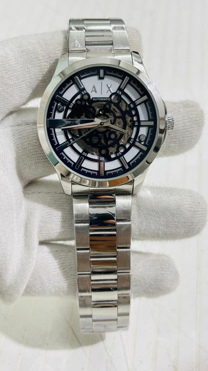 MRA ARM Sliver Chain White Dial Automatic Men’s Watch 988160