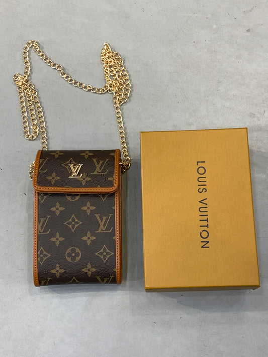 Uol Brown Protective Smartphone Wallet Bag Crossbody Bag, for Men & Women 20234