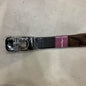 REF FER Black Gold Buckle Black Strap Autolock Imported Italian Leather Men’s Belts 989760