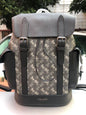 AOC COA Black Colour Leather  Premium Quality Imported Unisex Backpack 991331