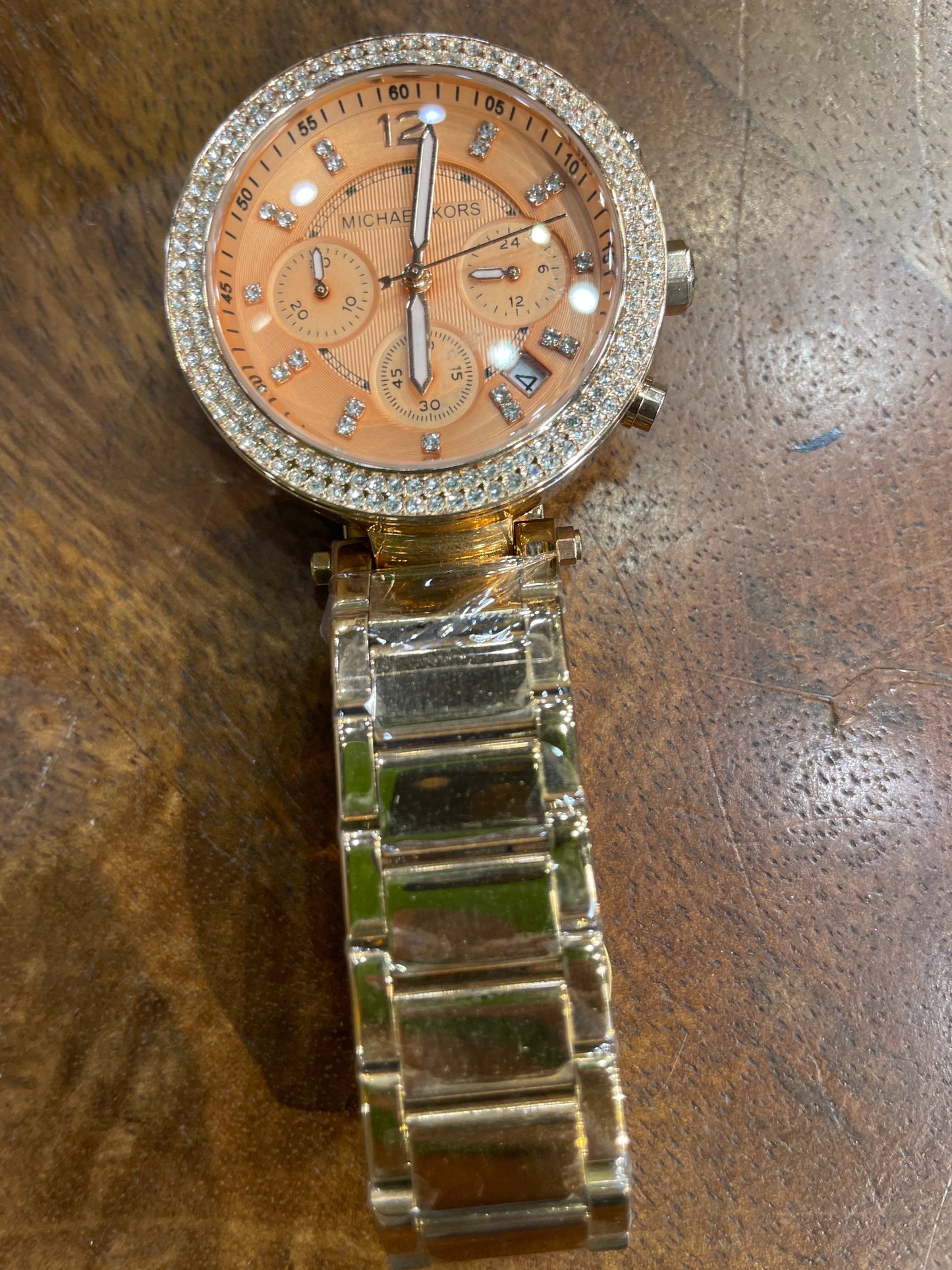 CIM MIC Copper Chain Orange Dial Ladies Watch 991024