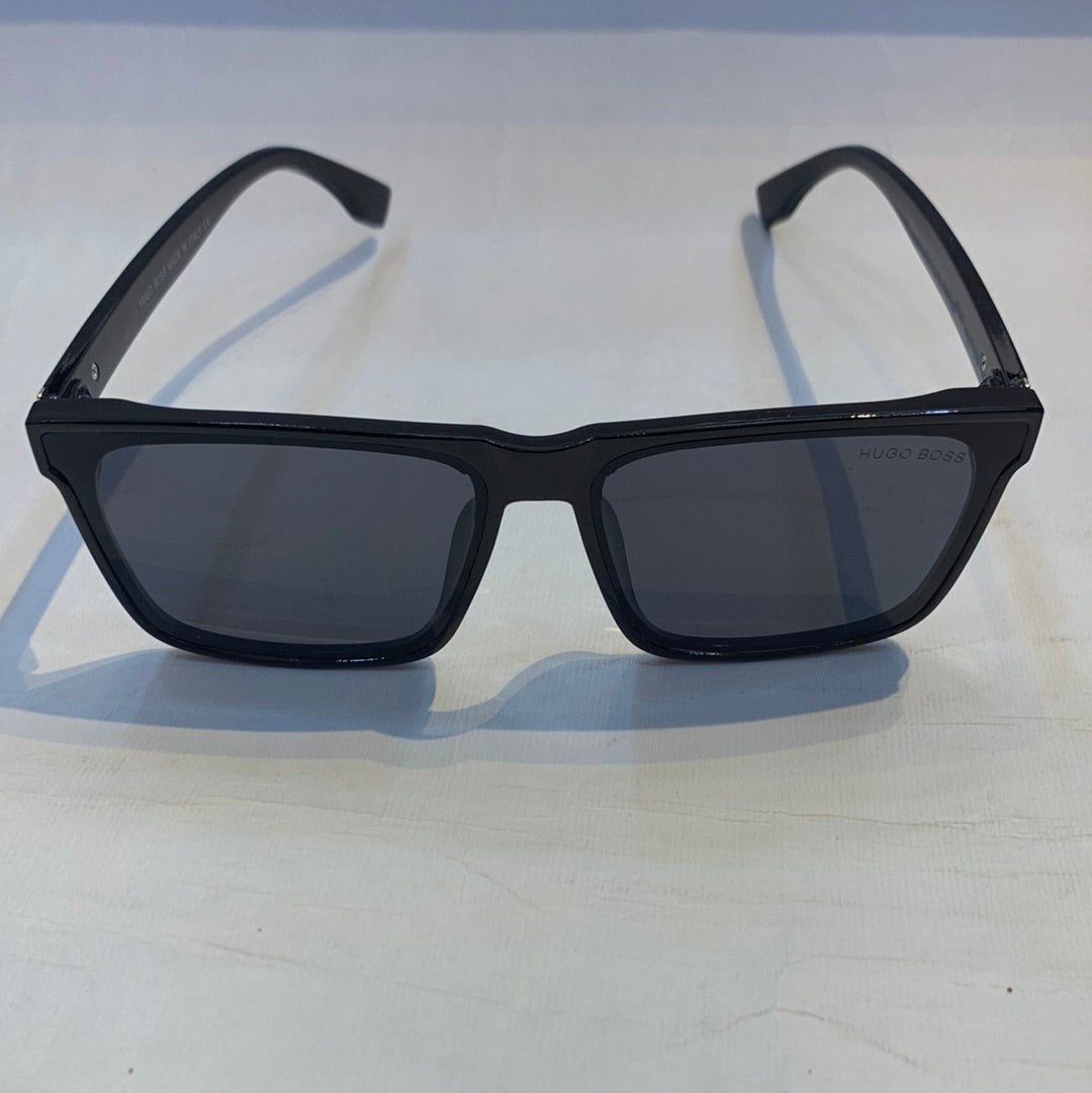 GUH Glossy Black Frame Black Shade Sunglasses 1350 53 15 145
