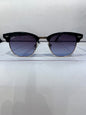 YAR RB Glossy Black Frame Purple Blue Shade Unisex Sunglass RB3016 47 22 142