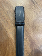 GAJ JAG Black Buckle Black Strap Premium Quality Imported Unisex Belt 991322