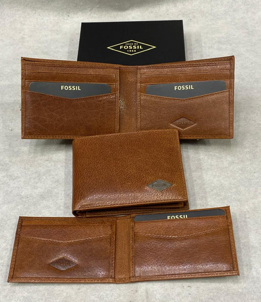 SOF FOS Brown Colour Genuine Leather Premium Quality Men’s Wallet 989736