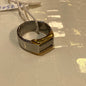 Fen Nef Silver Gold Men’s Ring
