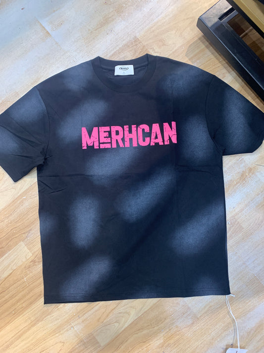MJGV Black Tshirt Grey Shed Merhcan MJ895
