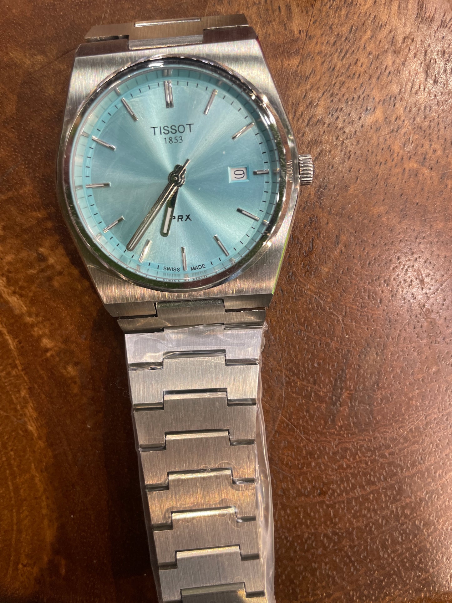 SIT PRX Sky Blue Dial Silver Chain Premium Quality Men’s Watch 988382