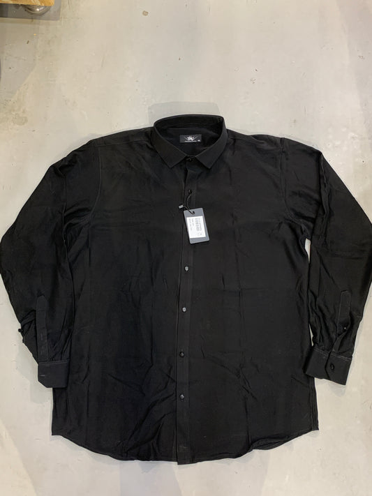 VNV Black Colour Plain Japanese Shirt 990137