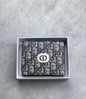 OID DIO Grey White Colour OID Print Italian Leather Imported Men’s Wallet 991149