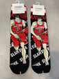 Scenario Black Colour Slam Dunk Print Premium Quality Full Socks 991164