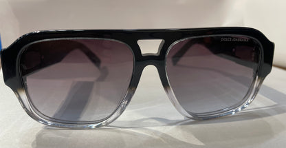 LOD DOL Black Trancy Frame Black Shade Premium Quality Unisex Sunglass DG4506 502/73 58 16 145 3N