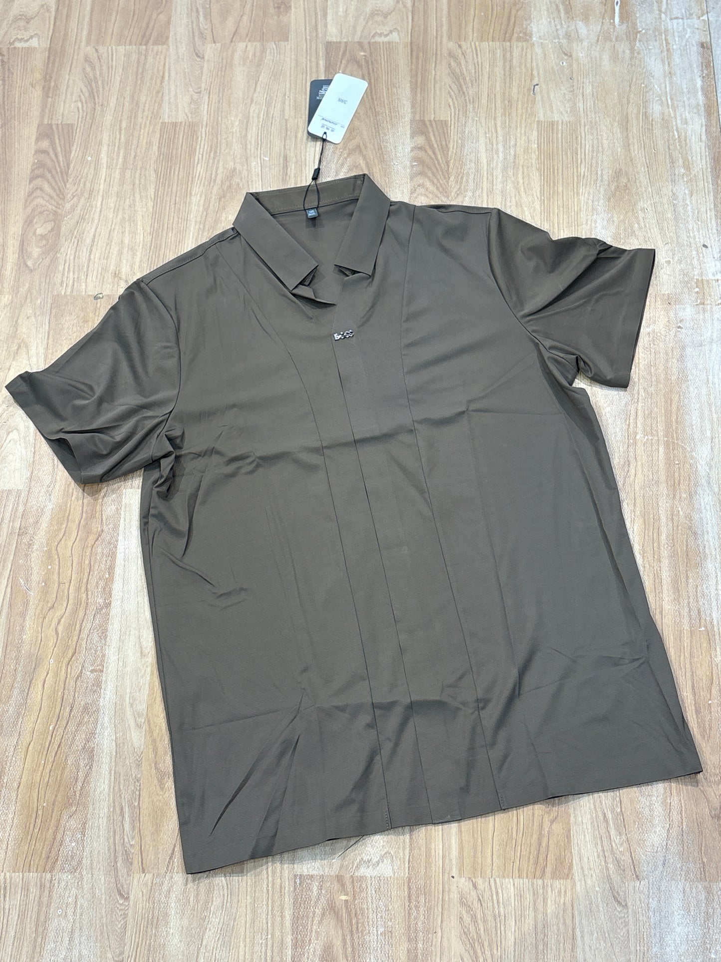 Sob Brown Colour Imported Premium Quality Half Sleeve shirt 388