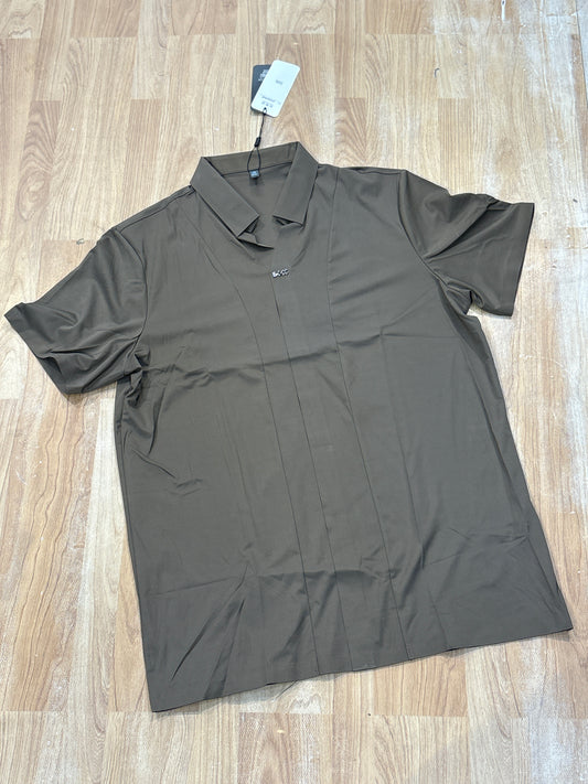 Sob Brown Colour Imported Premium Quality Half Sleeve shirt 388