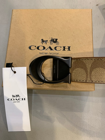 AOC Beige Colour With Graise Black Matte Buckle Reversible Men’s Belt 989874