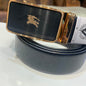 Rub Black Colour Copper Black Buckle Copper Logo Genuine Leather Belt Automatic Buckle 64601