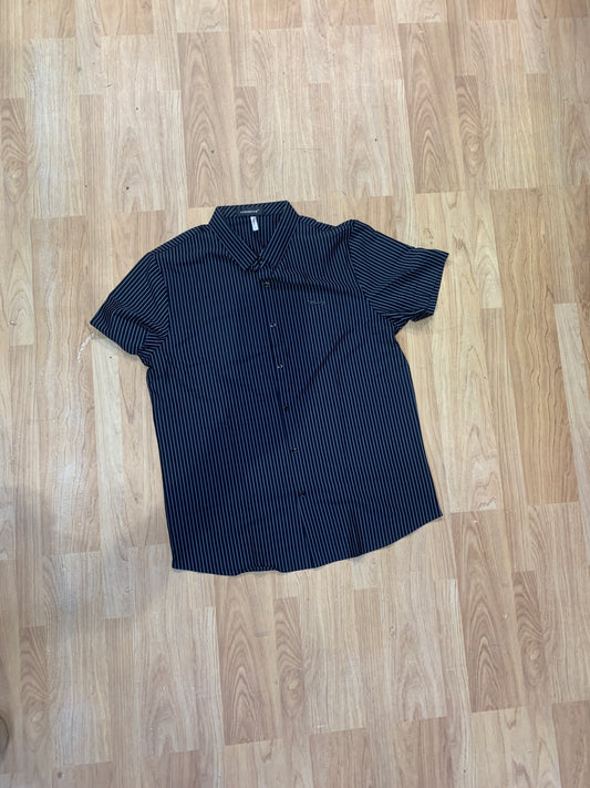 GABBDKEGW  Black Colour White Lining Manaly batch Shirt 9081