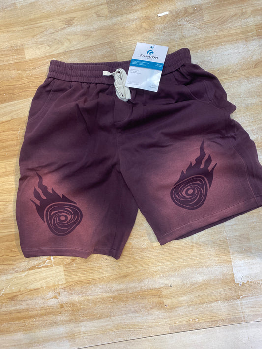 SZY Purple Premium Fire Print Quality Unisex Shorts 953