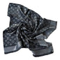 Uol Unisex Monogram Black Dark Grey Stole 989696