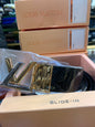 UOL LOU Golden Silver Buckle Black Brown Double Side Strap Unisex Belt 989886