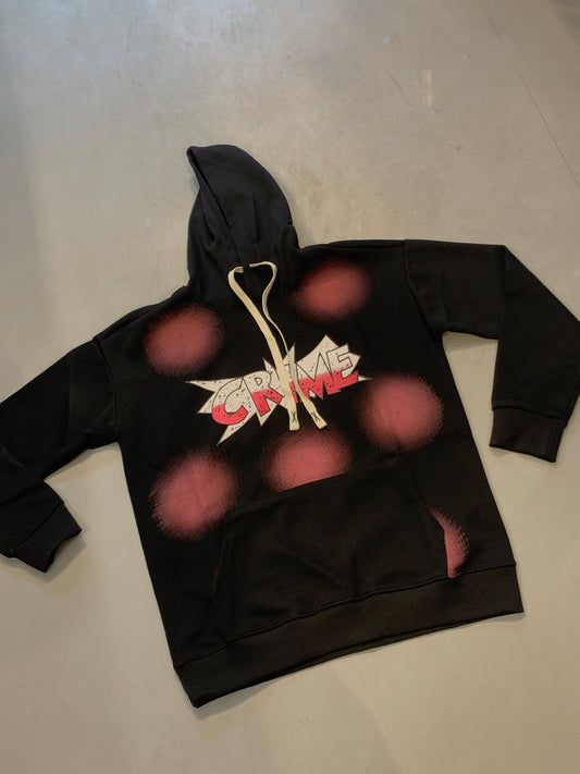LDA Crime Black Pink Must Be Stoped Full Sleeve Hoodie 7019