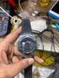 BUH Black Strap Black Ring Black Dial Men Watch.