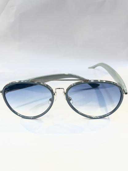 UIM MIU Grey  Frame Blue Trancy  Shade Unisex Sunglasses 5G368 51 18 150