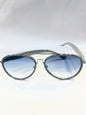 UIM MIU Grey  Frame Blue Trancy  Shade Unisex Sunglasses 5G368 51 18 150