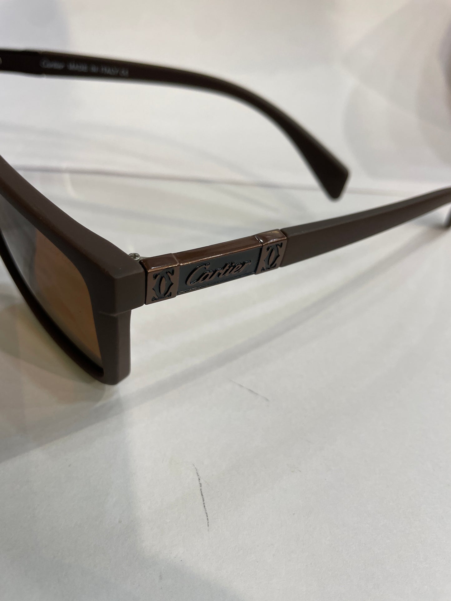 RAC Brown Frame Brown Shade Unisex Sunglass 21207 57 16-143