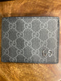 CUG GUC Black Colour GG Print Italian Leather Imported Men’s Wallet 991150