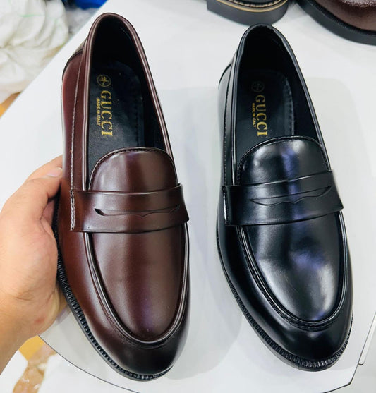 CUG GUC Brown Formal Loafers Shoes 988108