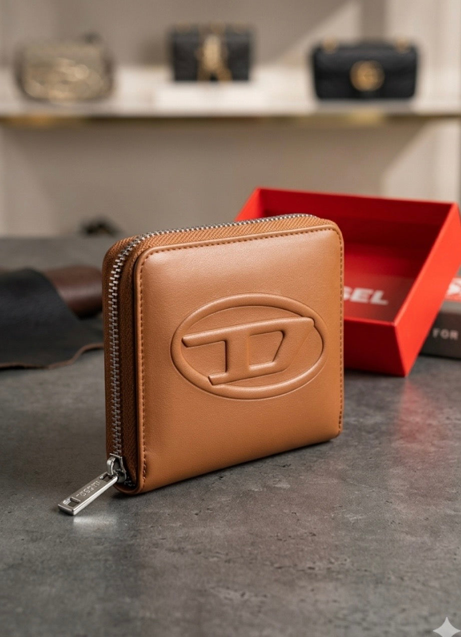 EID Multi Colour Leather Zipper Men Wallet 30309
