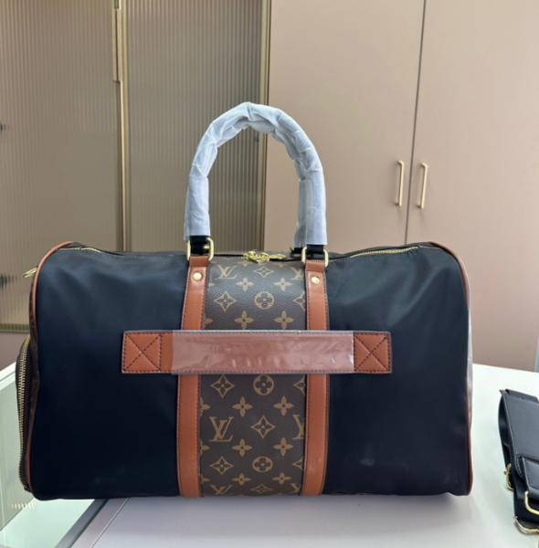 UOL LOU Brown Black Colour Premium Quality Duffle Bag 6895