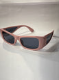 Rev Ver Peach Pink Frame Black Frame Unisex Sunglass 44815417-140