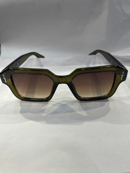 ARP PRA Green Frame Green  Shade Unisex Sunglasses SUN269