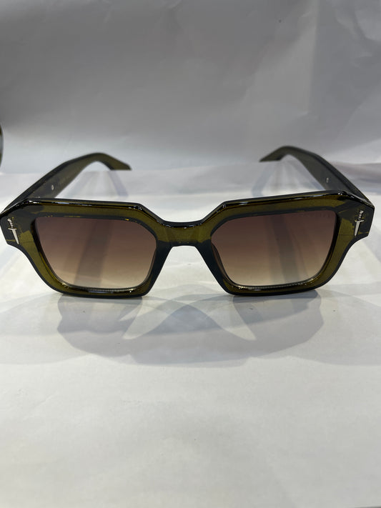 ARP PRA Green Frame Green  Shade Unisex Sunglasses SUN269