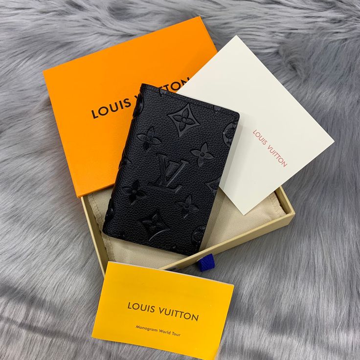 UOL Black Colour Old Flower Embossed Book Shape Imported Men’s Wallet 990170