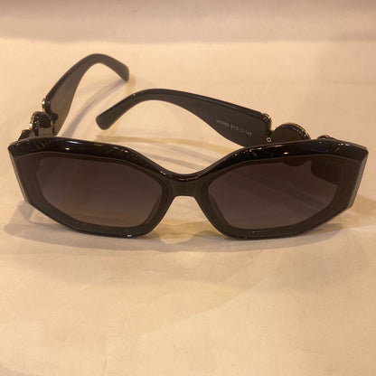 REV Black Frame Black Shade Sunglass W9069 61 12-143