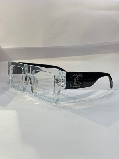 AHC CHA Trance Frame Black Stick Trance Shade Unisex Sunglass 5540 47 30 145