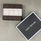 CIM MIC Brown White Colour Genuine Leather Men’s Wallet 989728
